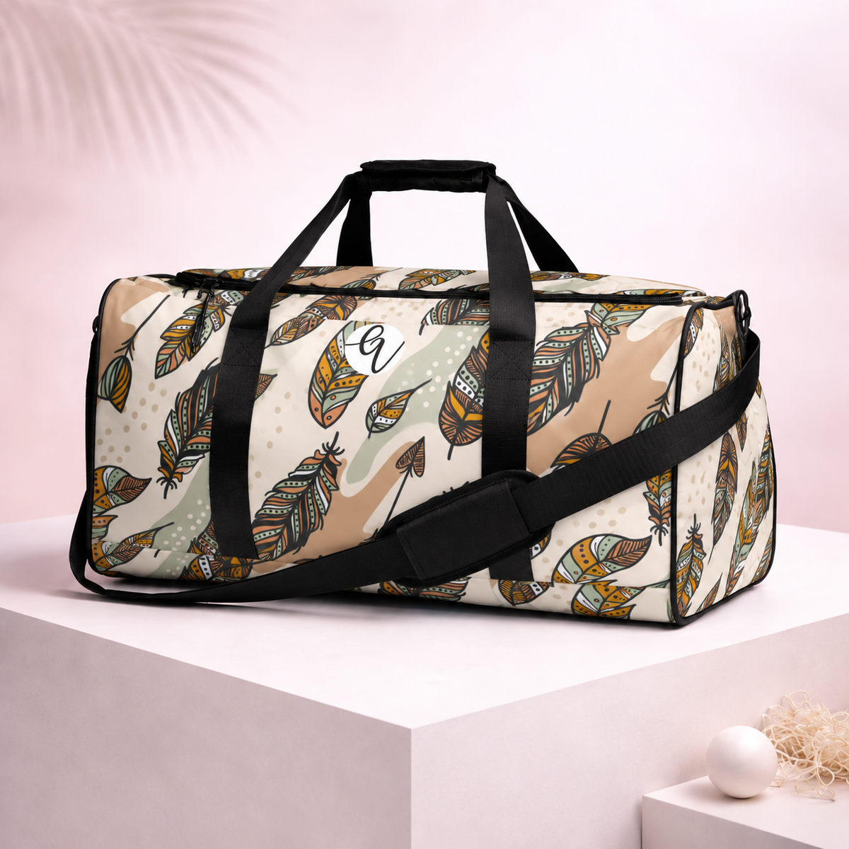 Feather Duffle bag