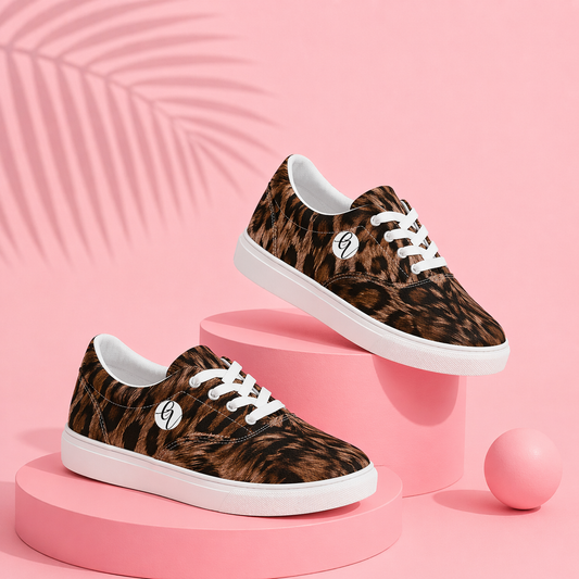 Jaguar Lace-up Canvas Shoes
