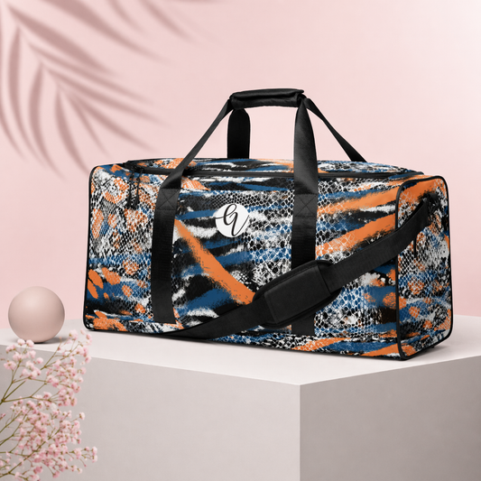 Animal skin Duffle bag