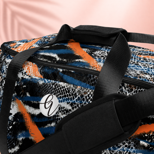Animal skin Duffle bag