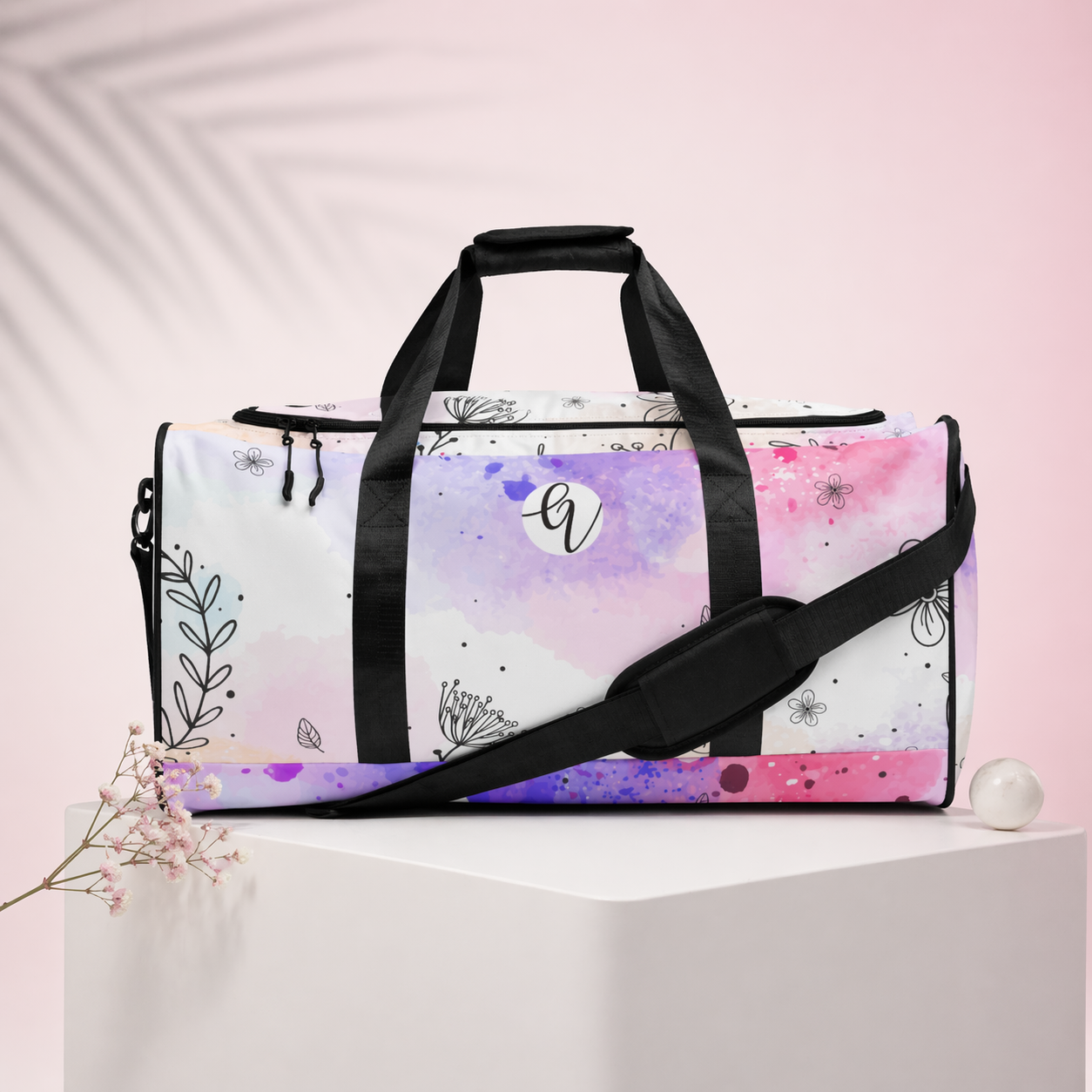 Blush Bloom Duffle bag