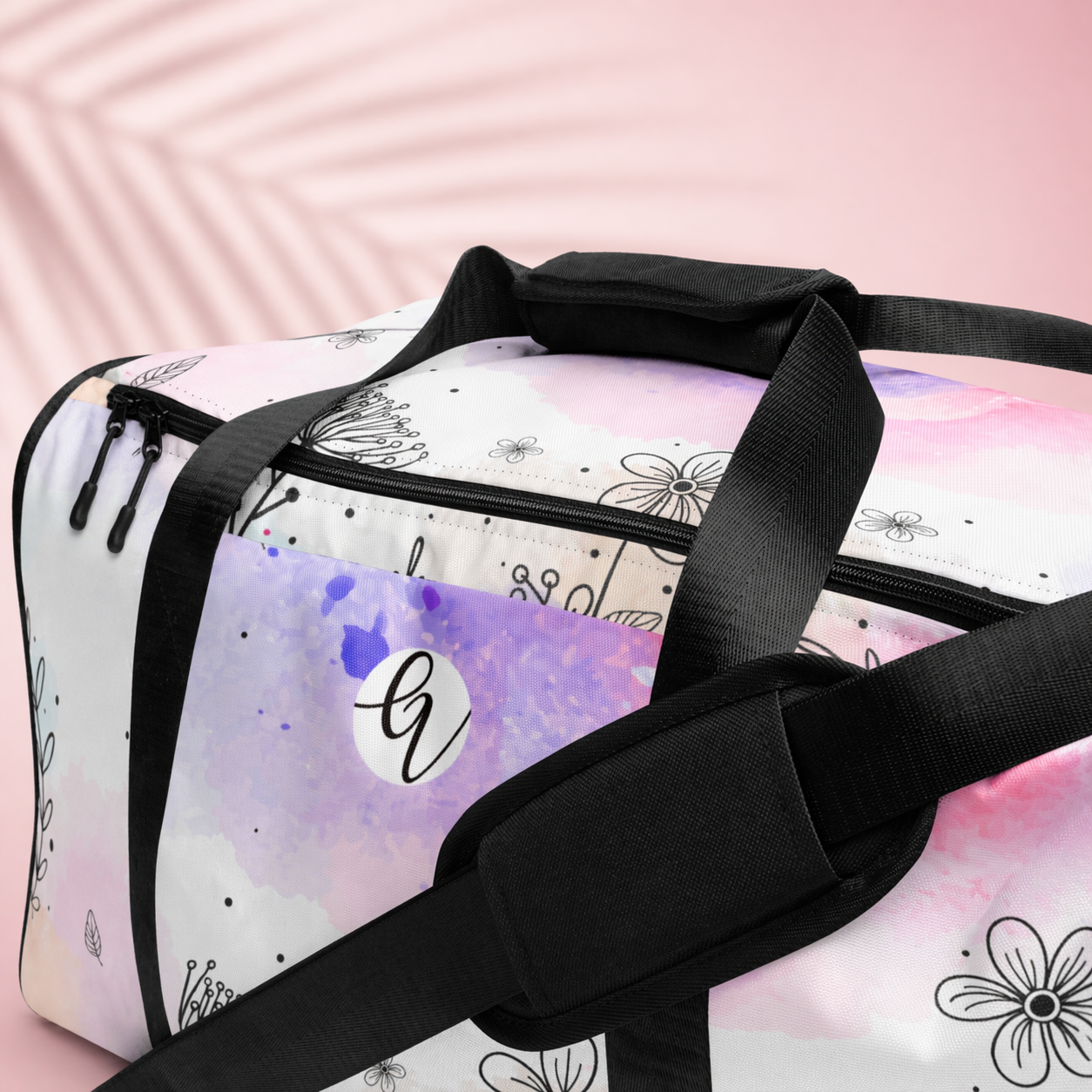 Blush Bloom Duffle bag