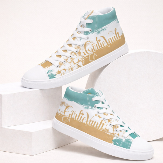 Weekend Mood - High Top Canvas Shoes