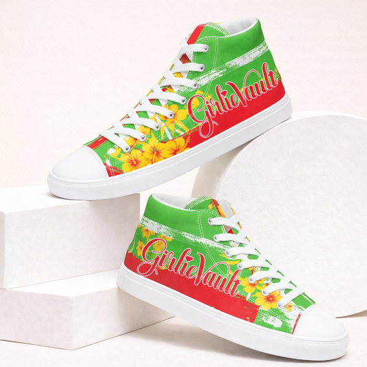 Soft Power - High Top Canvas Shoes