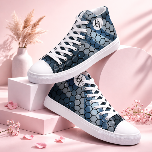 Eclipse Goddess High Top Canvas Shoes