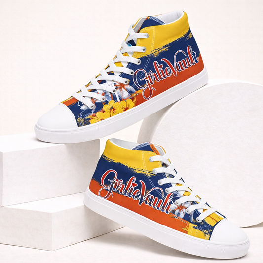 Bright Side - High Top Canvas Shoes