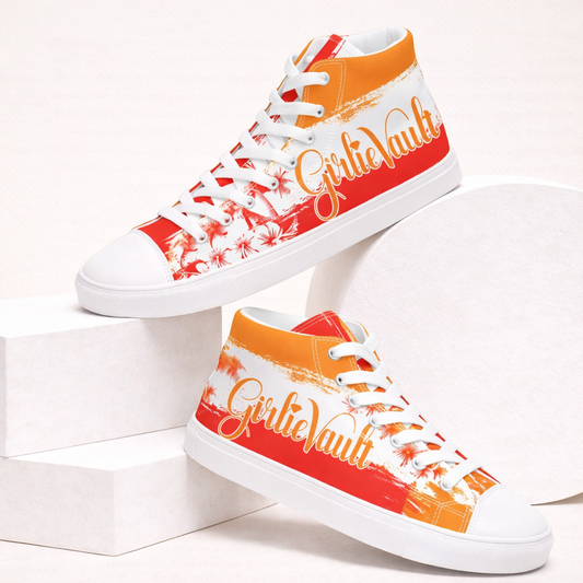 Chill Confidence - High Top Canvas Shoes