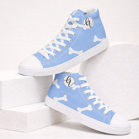 Bear Bones high top canvas shoes