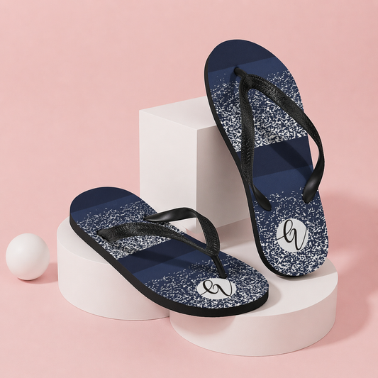 Frozen Tide Flip-Flops