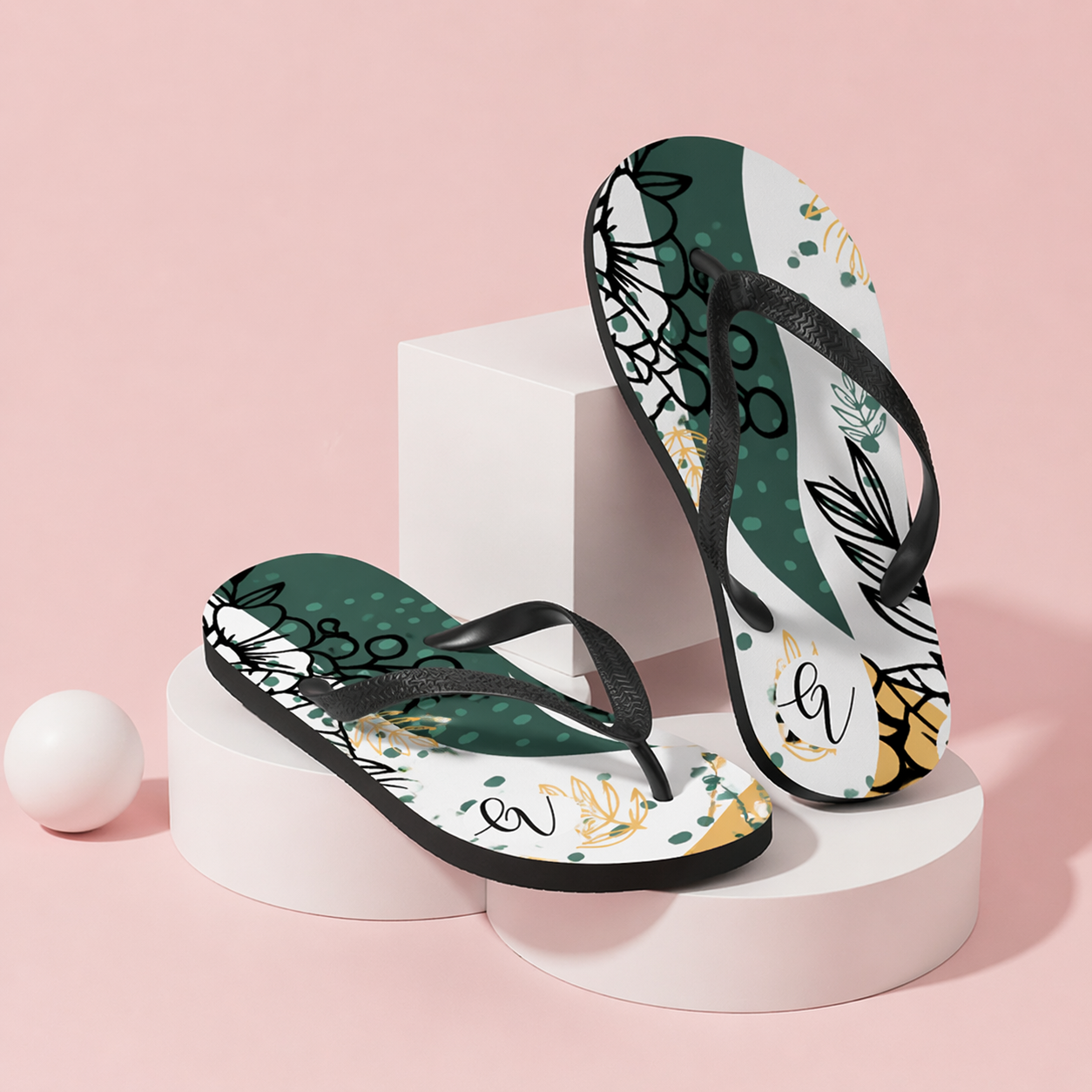 Unison jungle Flip-Flops