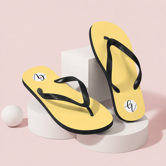 Yellow colored Flip-Flops
