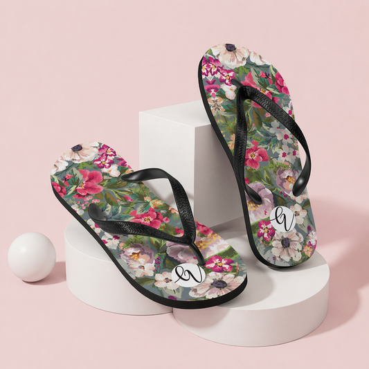 Wild floral Flip-Flops