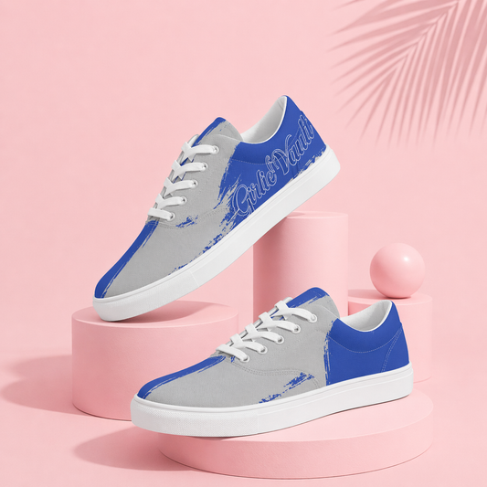 Ocean Energy - Lace up Canvas Shoes