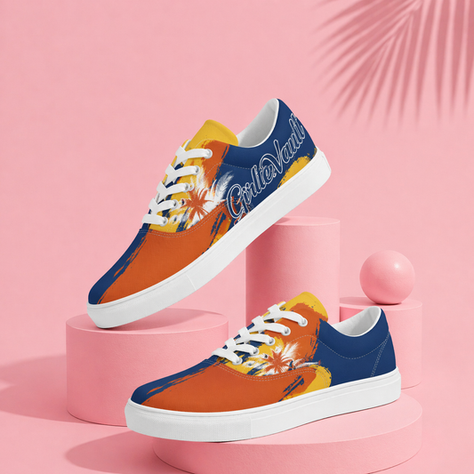 Bright Side - Lace up Canvas Shoes