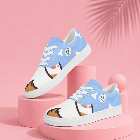 Bear Bones Lace-up Canvas Shoes