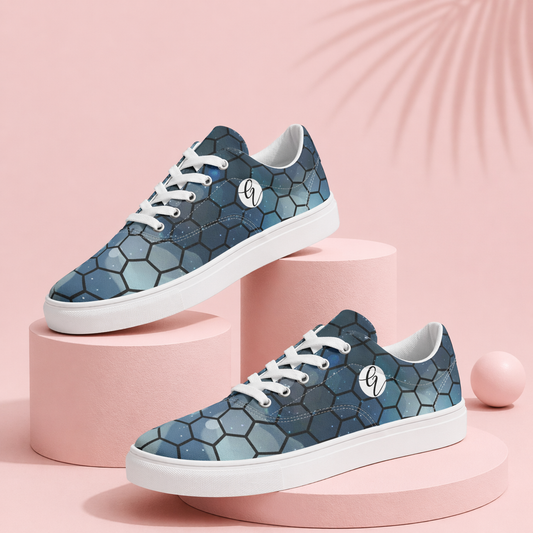 Eclipse Goddess Lace-up Canvas Shoes