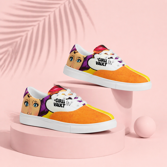 Cool Lady Lace-up Canvas Shoes