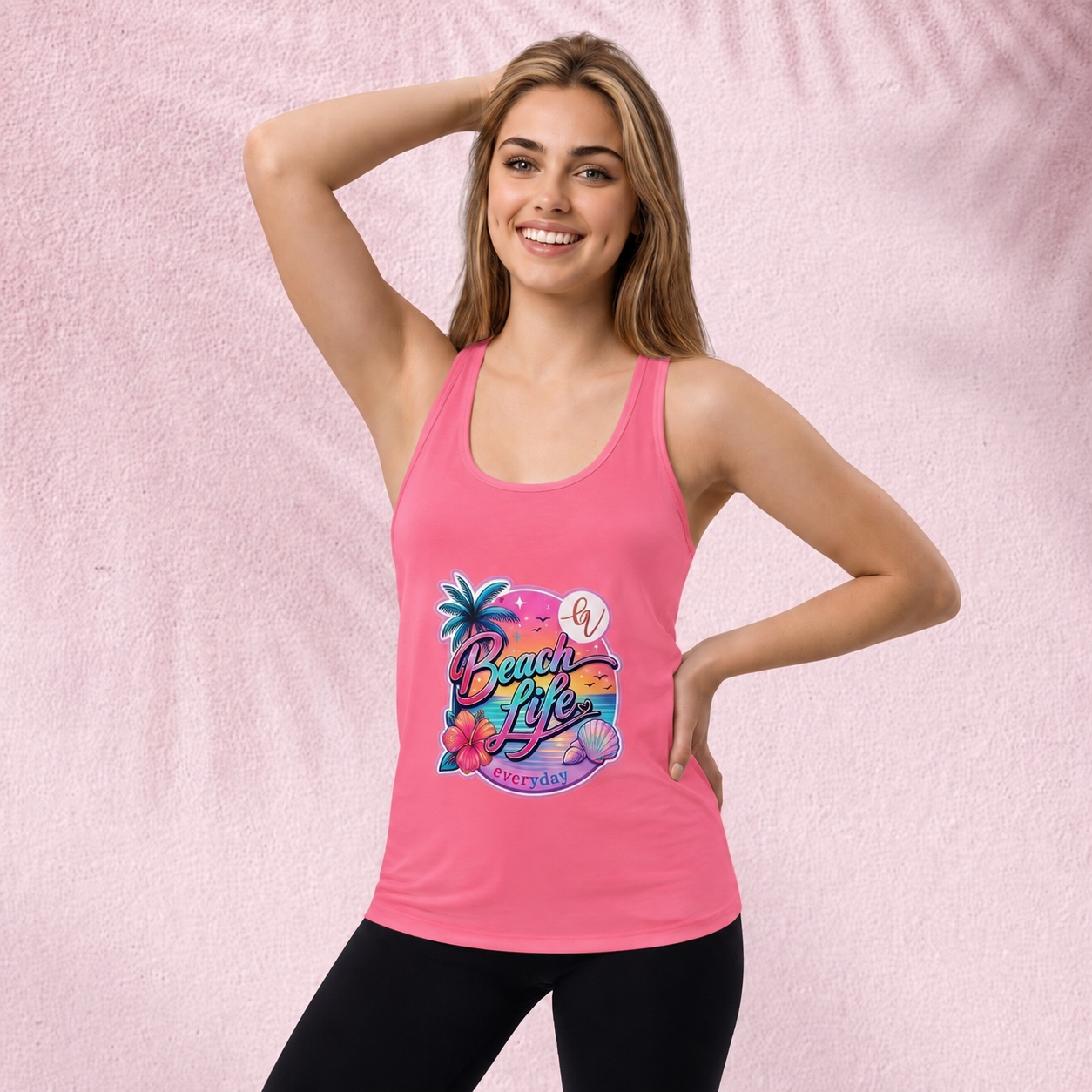 Beach life everdyday Cut & Sew Tank Top