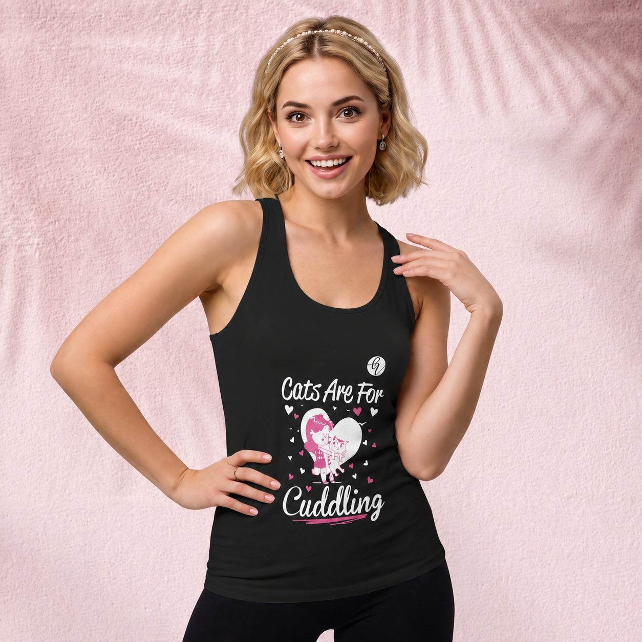 Cats are for Cuddling Cut & Sew Tank Top