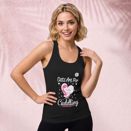 Cats are for Cuddling Cut & Sew Tank Top