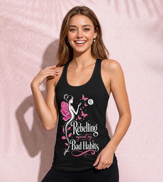Rebeling agains my bad habits Cut & Sew Tank Top