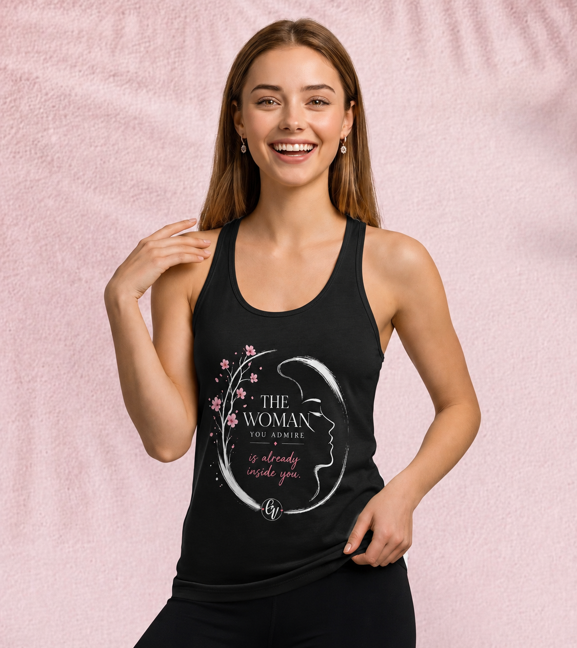 The women you admire Cut & Sew Tank Top