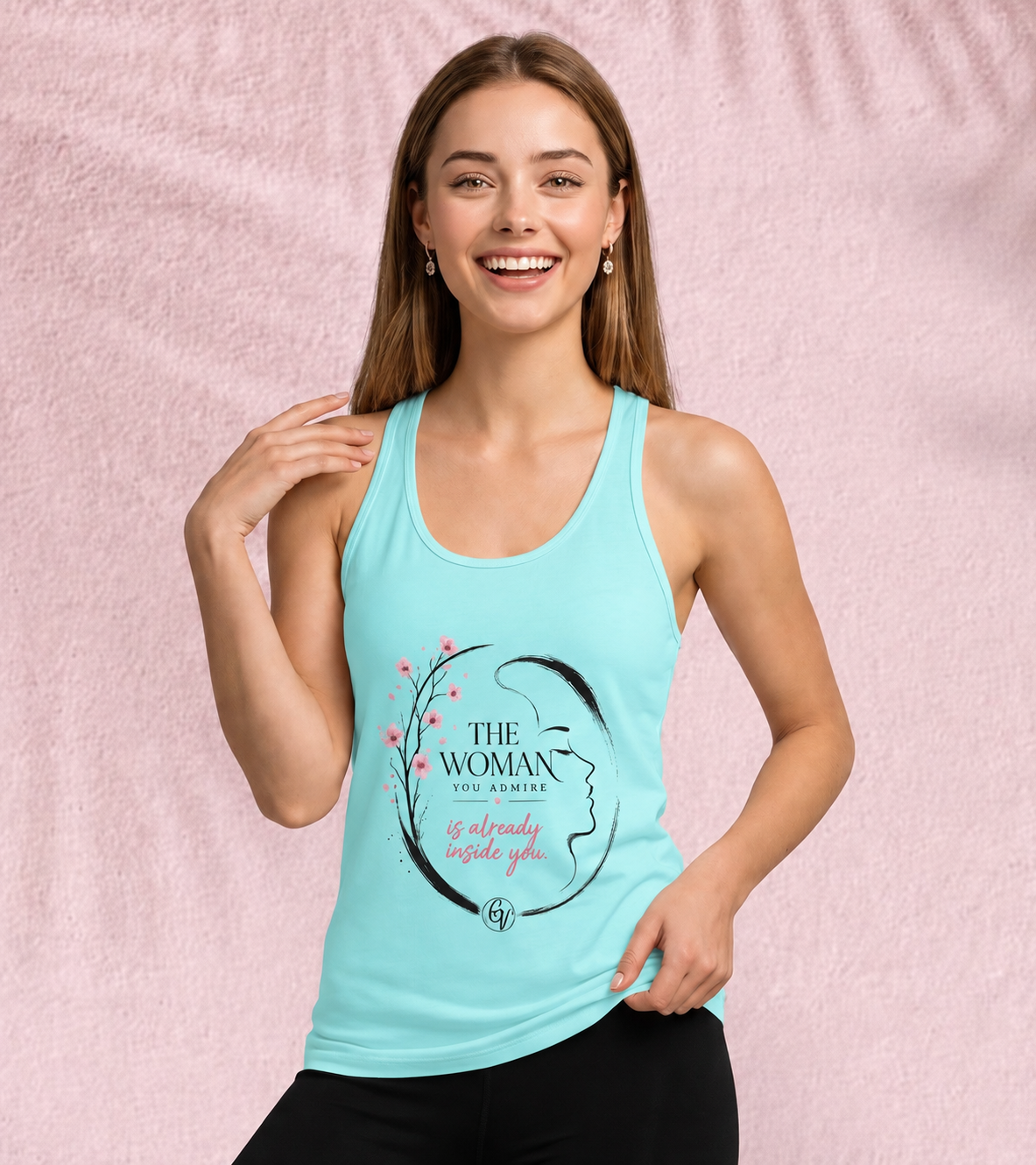 The women you admire Cut & Sew Tank Top