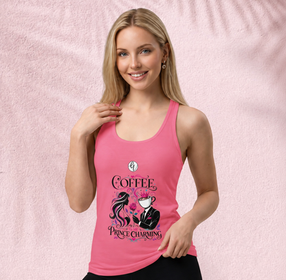 Coffee is my prince charming Cut & Sew Tank Top