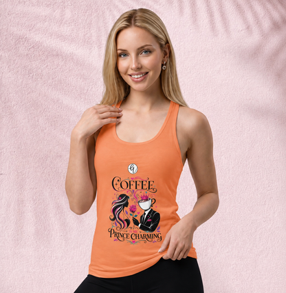 Coffee is my prince charming Cut & Sew Tank Top