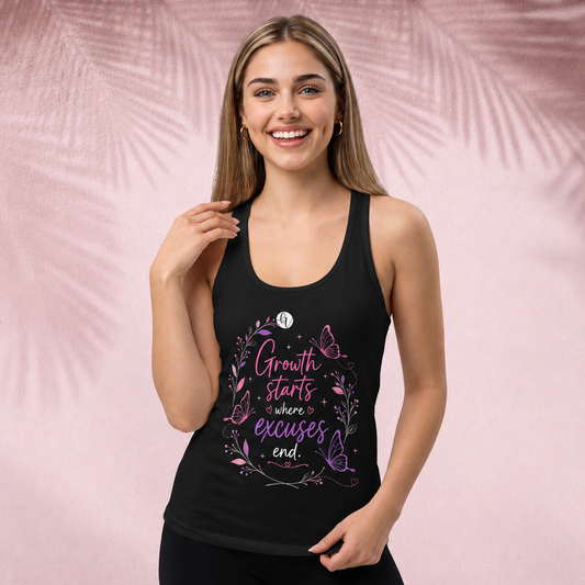 Growth Starts Cut & Sew Tank Top
