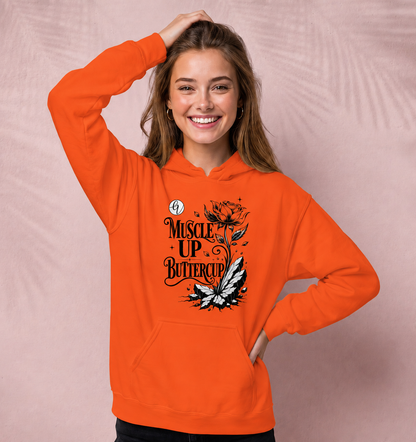 Muscle up buttercup Hoodie