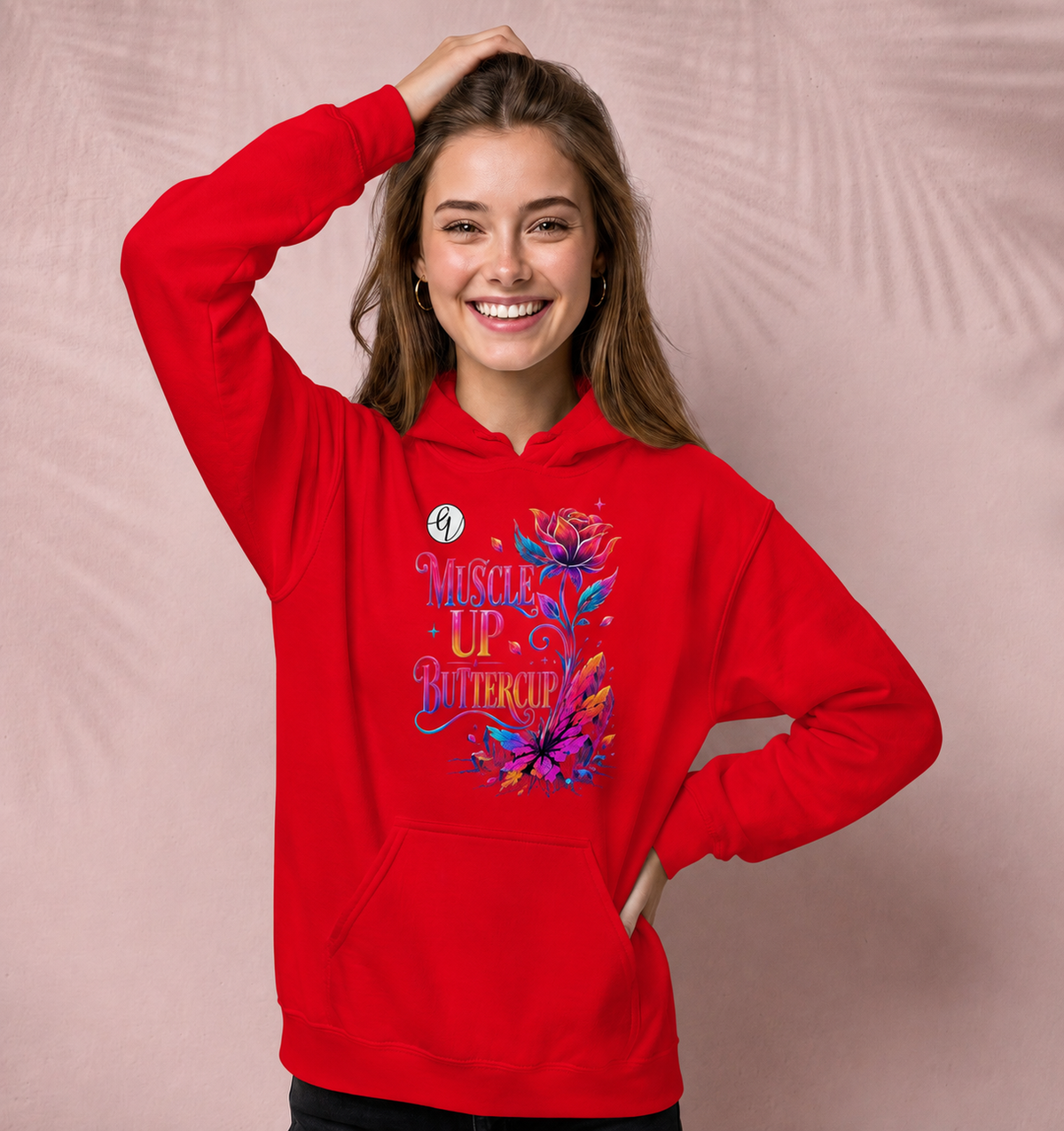 Muscle up buttercup Hoodie