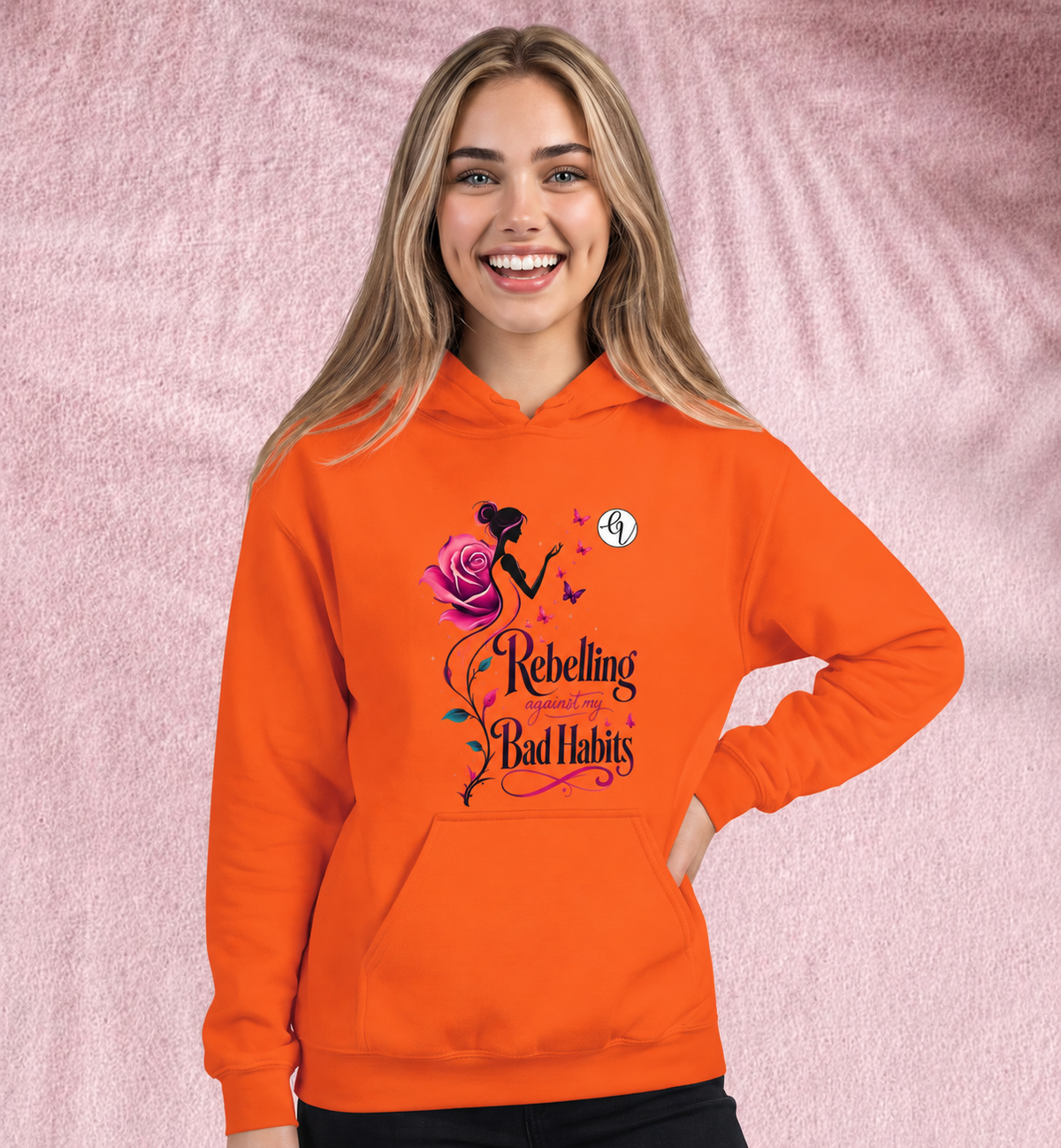 Rebeling agains my bad habits Hoodie