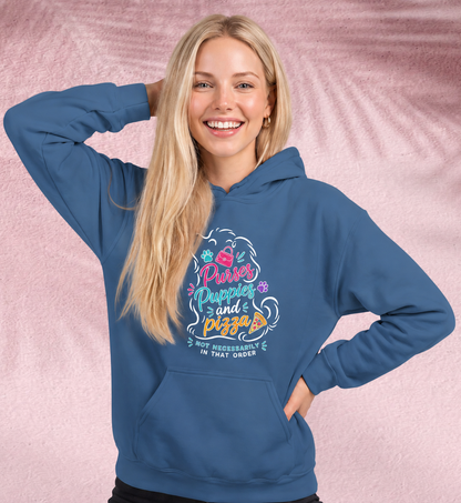 Puppies, purses and pizza Hoodie