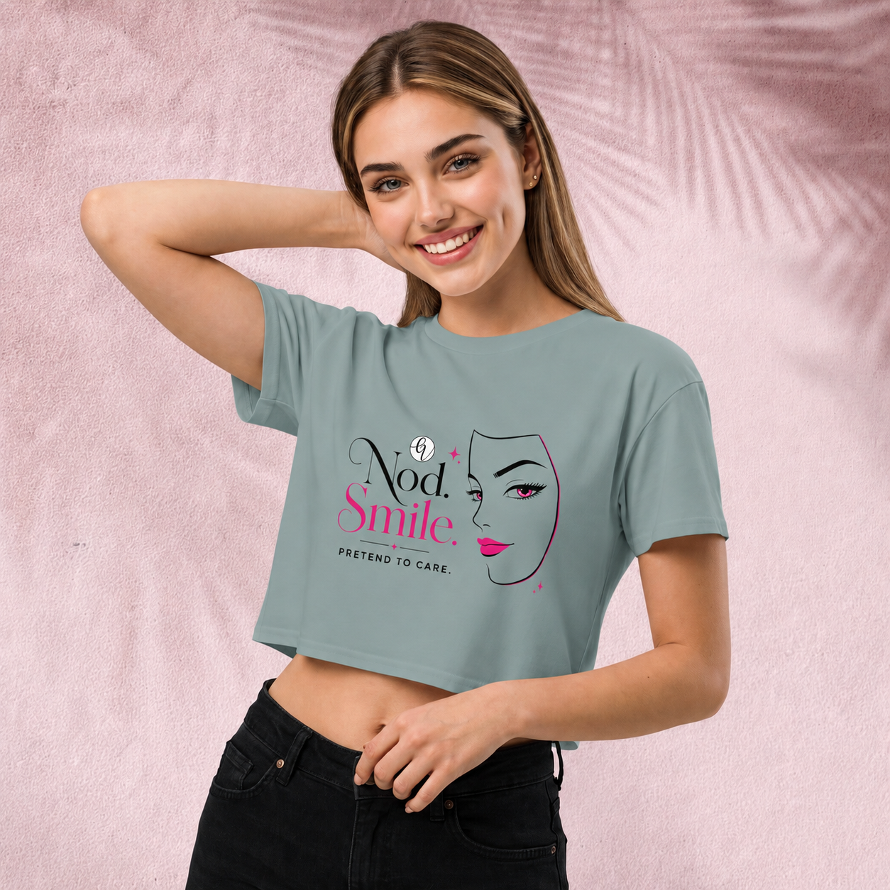 Smile Relaxed Crop Top
