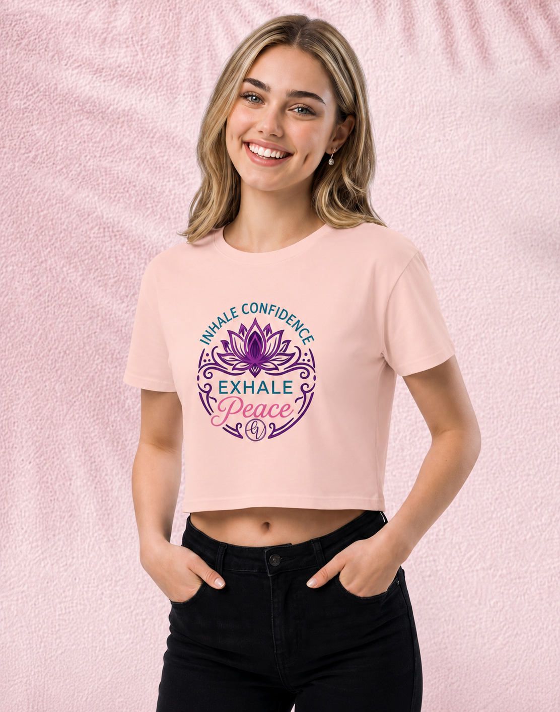 Inhale confidence Crop Top