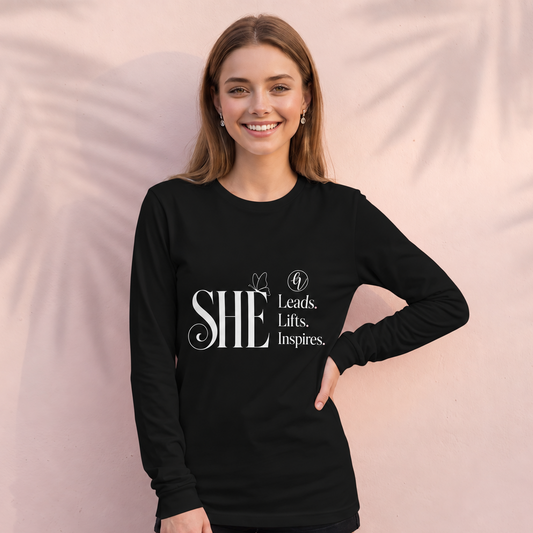 She leads Long Sleeve Tee