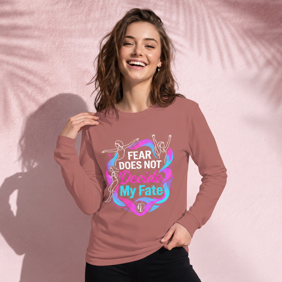 Fear does not decide my fate Long Sleeve Tee