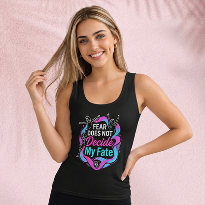 Fear Does not decide Cut & Sew Tank Top