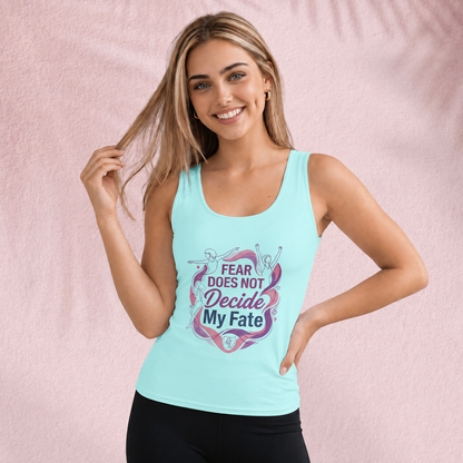 Fear Does not decide Cut & Sew Tank Top