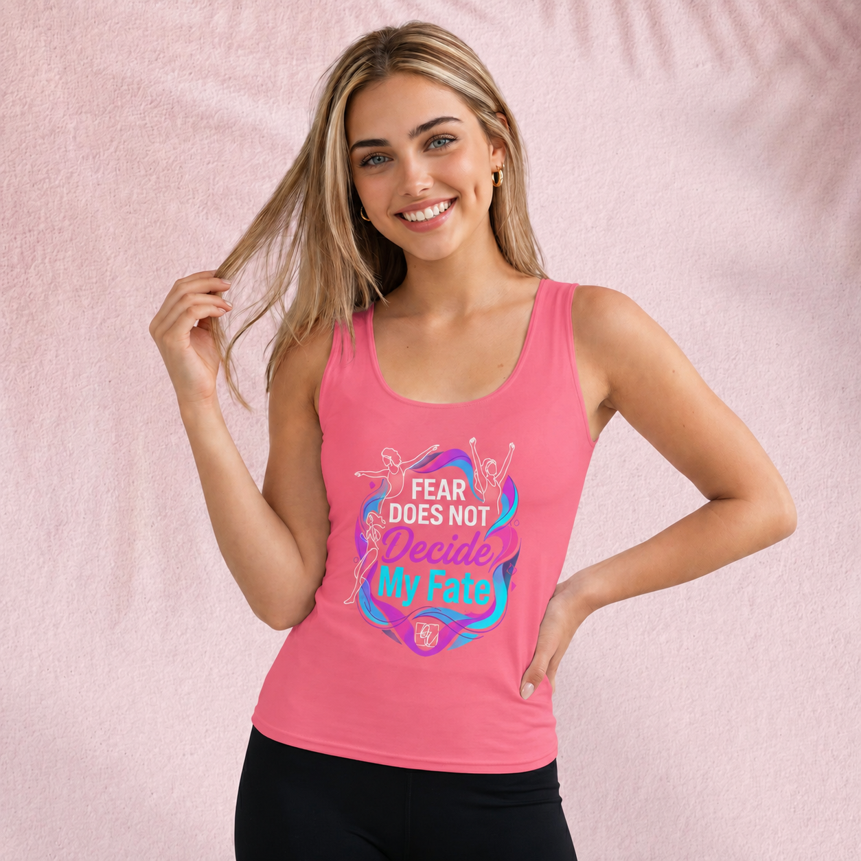 Fear Does not decide Cut & Sew Tank Top