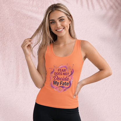 Fear Does not decide Cut & Sew Tank Top
