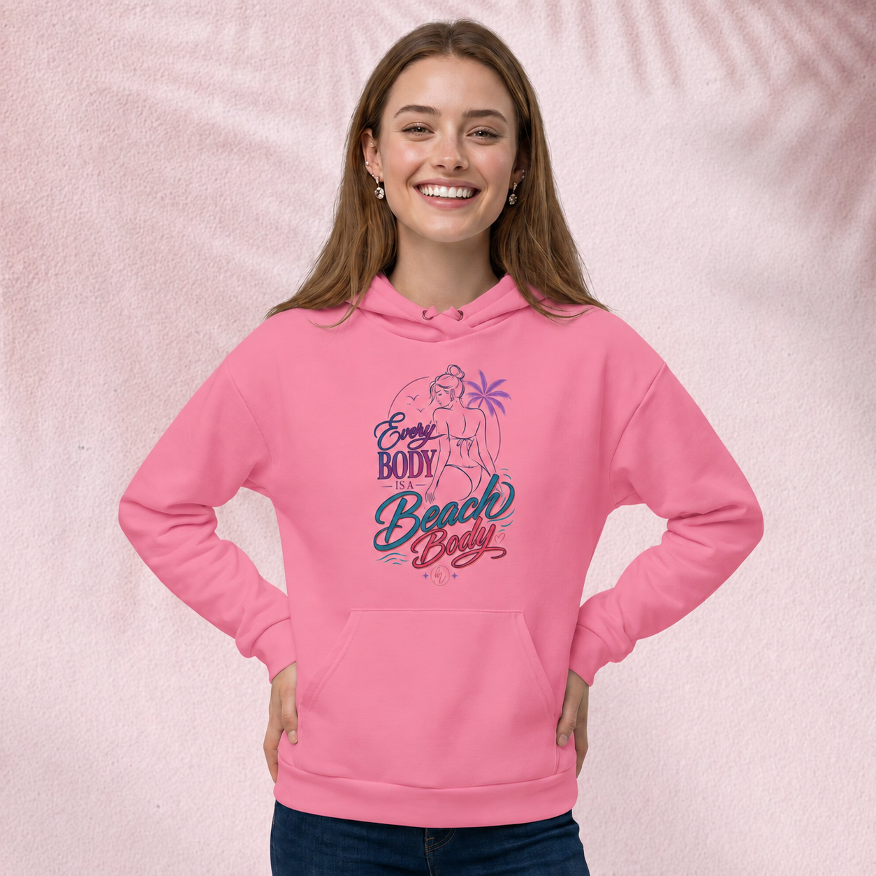 Every body is a beach body Hoodie