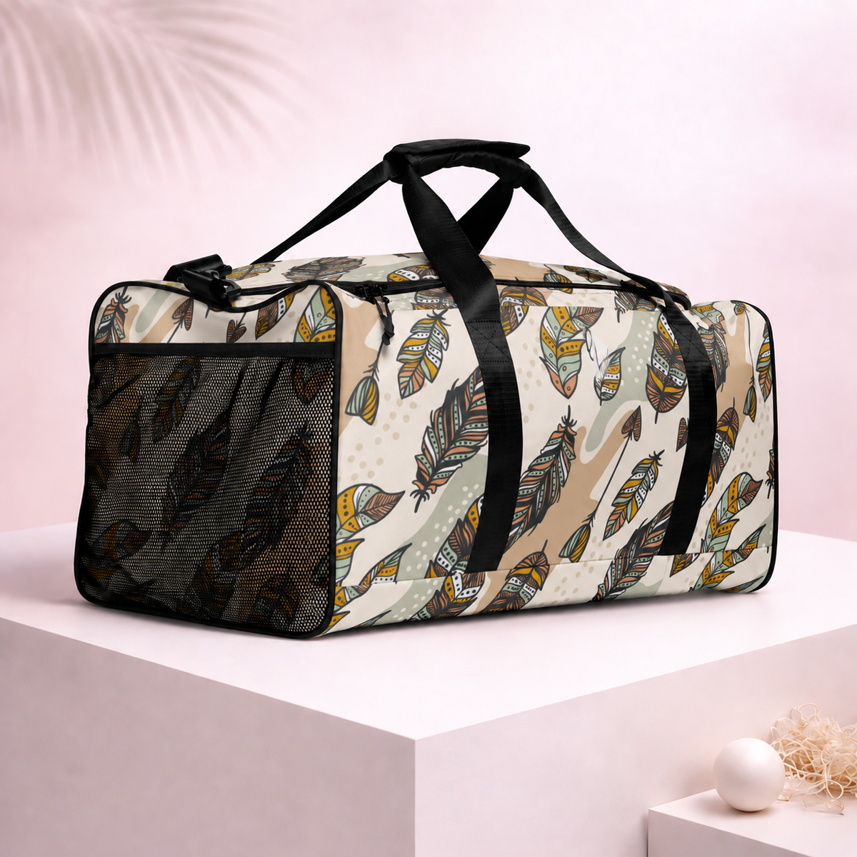 Feather Duffle bag