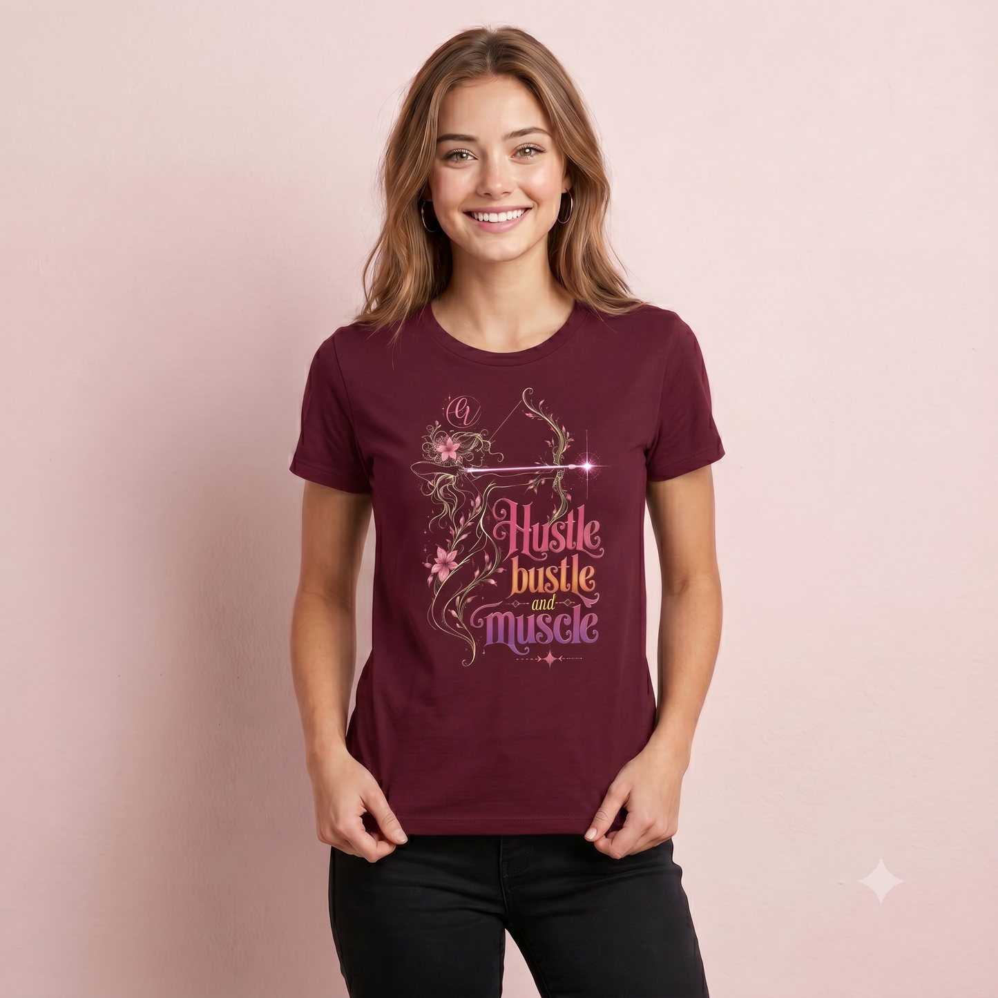 Hustle, bustle and muscle T-Shirt