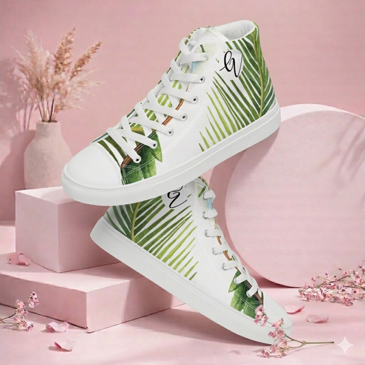 Coconut high top canvas shoes