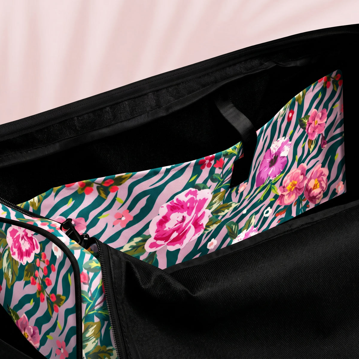 Orchid Floral Pattern Duffle bag