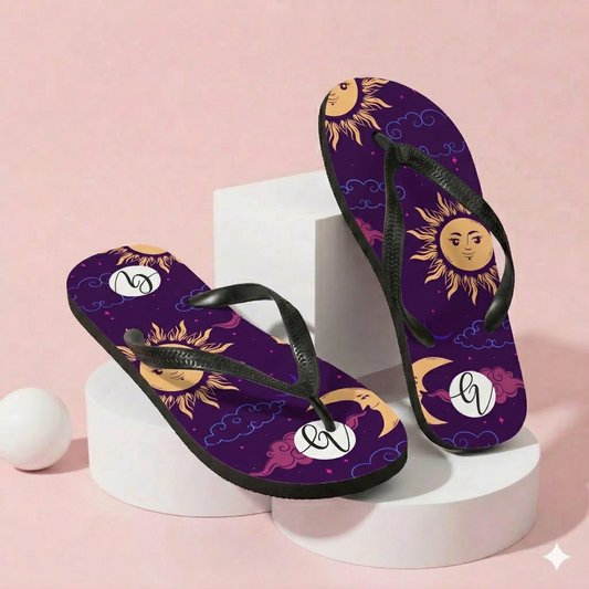 Moonlit Goddess Flip-Flops