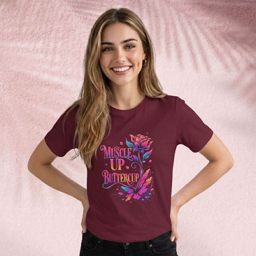 Muscle up buttercup  T-Shirt