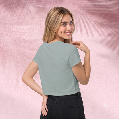Growth always stems from struggle Crop Top